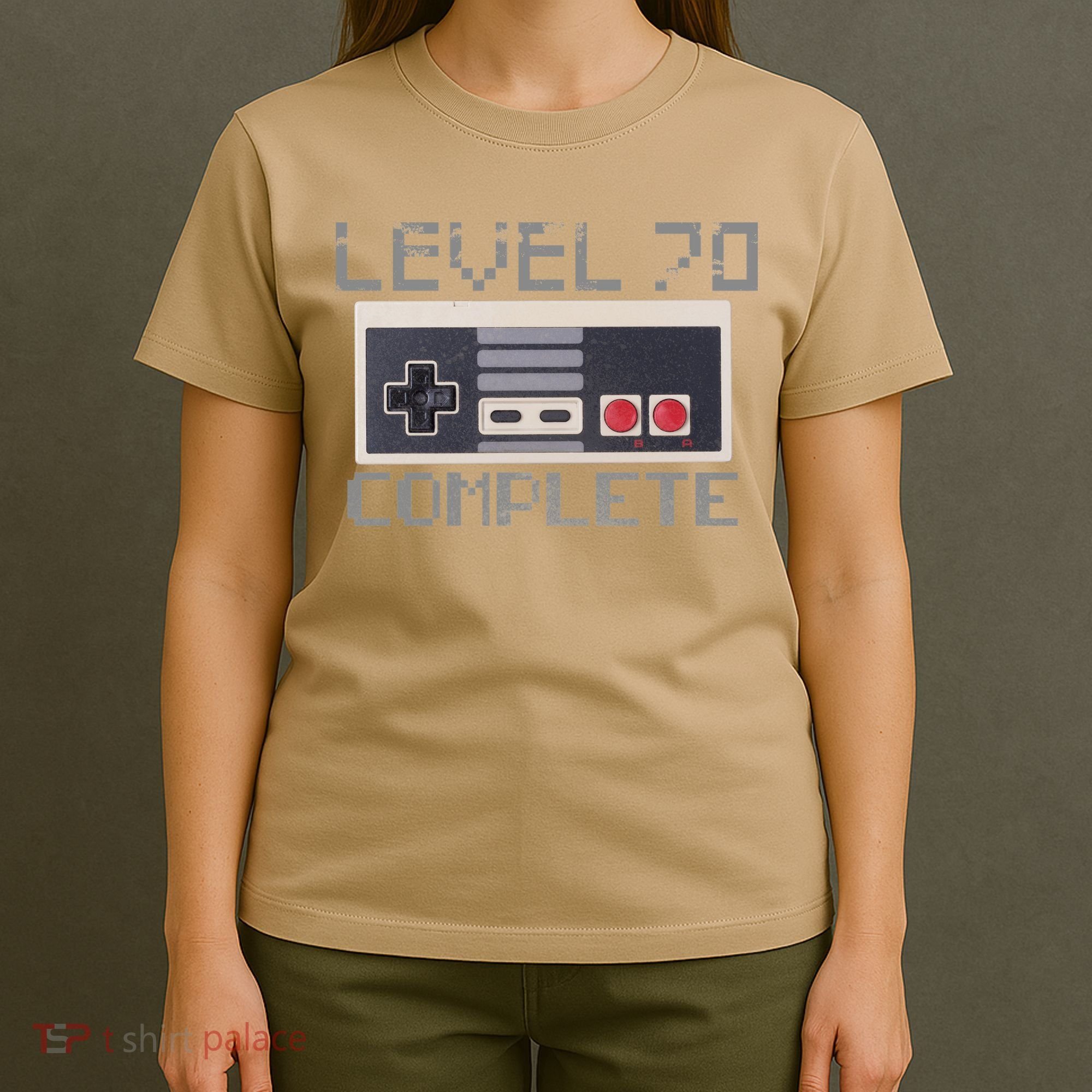Funny Level 70 Complete Retro Gamer 70th Birthday 1 T-Shirt