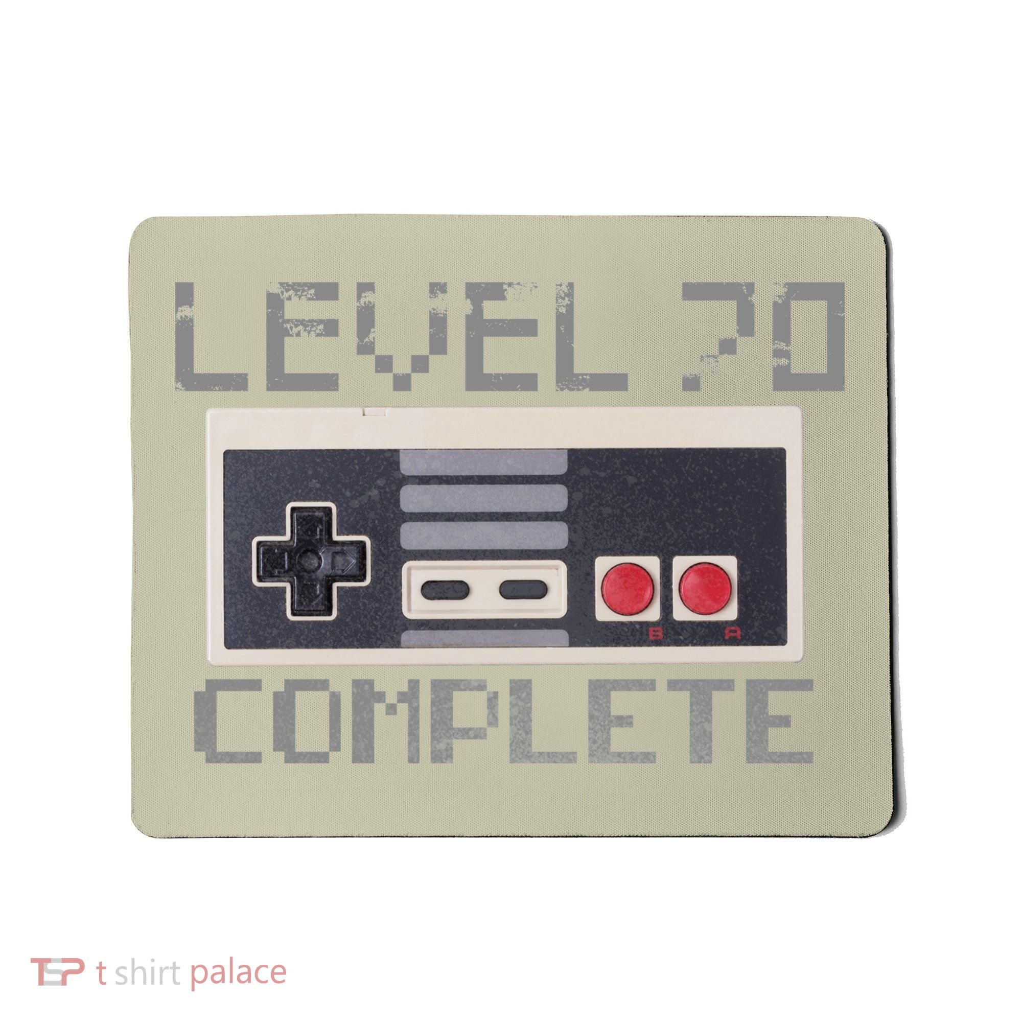 Funny Level 70 Complete Retro Gamer 70th Birthday 1 Mousepad