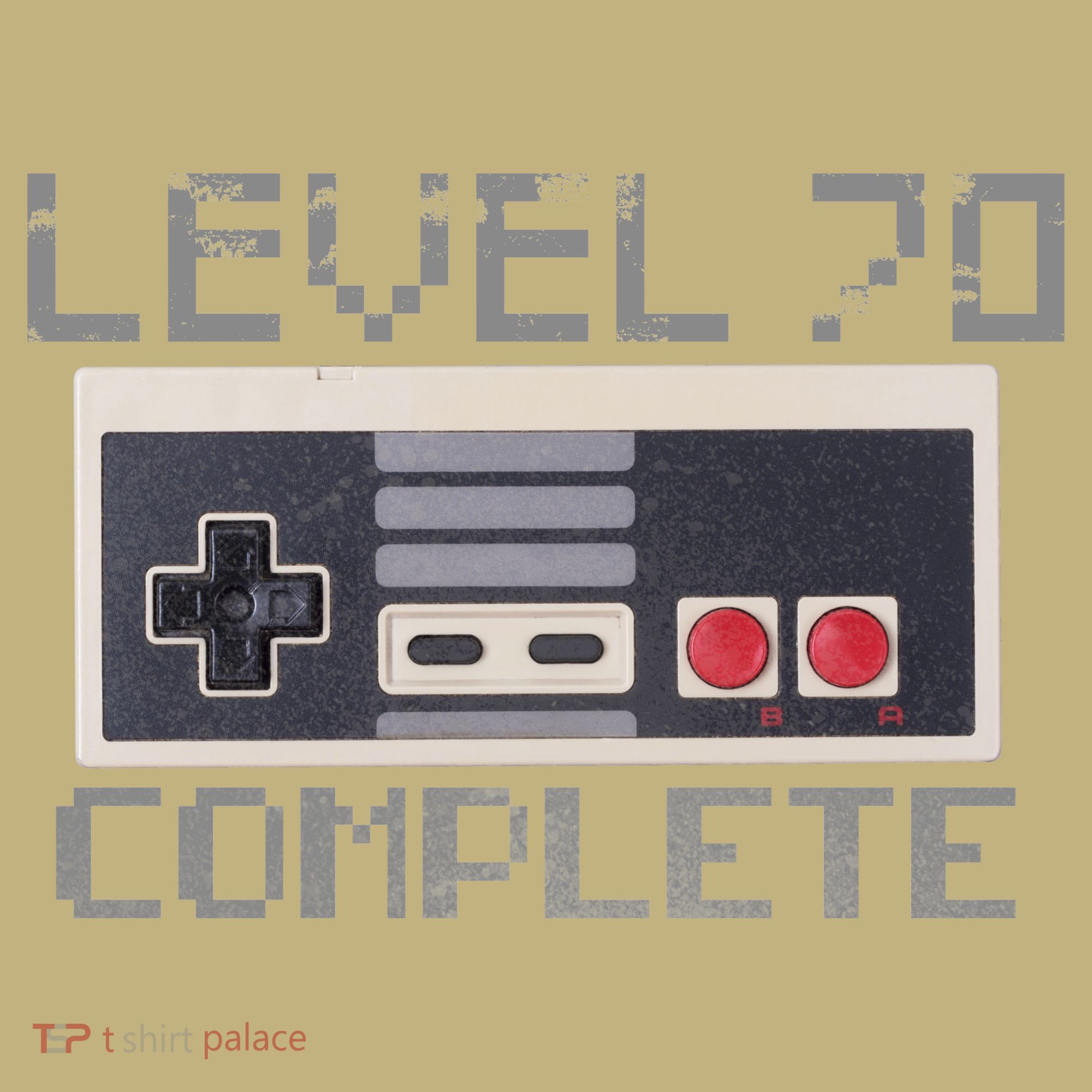 Funny Level 70 Complete Retro Gamer 70th Birthday 1 Mousepad