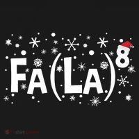 Fa La 8 Math Teacher Christmas Fa La La Funny Xmas Women's Hoodie thumb 2