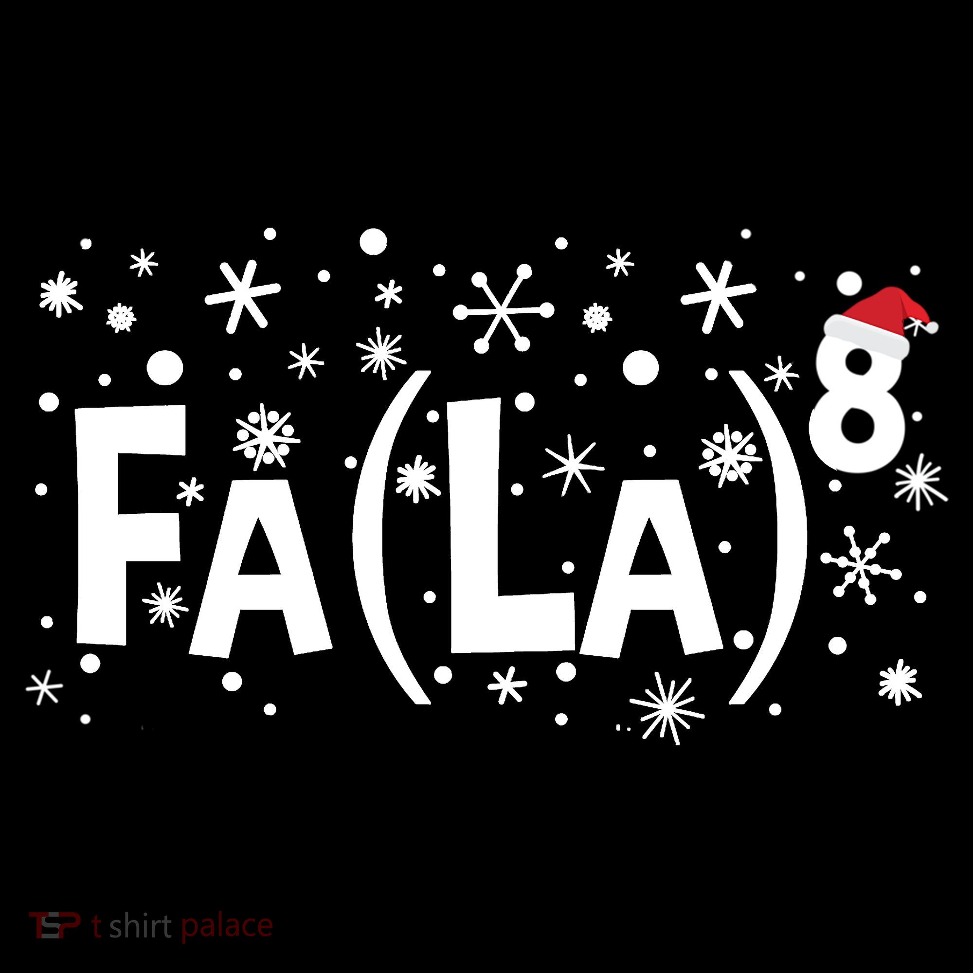 Fa La 8 Math Teacher Christmas Fa La La Funny Xmas Women's Hoodie