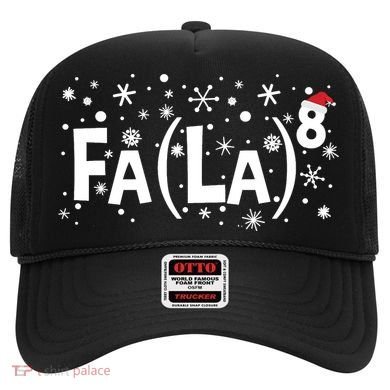 Fa La 8 Math Teacher Christmas Fa La La Funny Xmas Hat