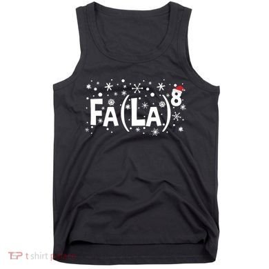 Fa La 8 Math Teacher Christmas Fa La La Funny Xmas Tank Top