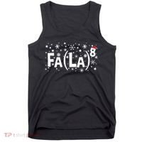 Fa La 8 Math Teacher Christmas Fa La La Funny Xmas Tank Top thumb 0