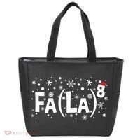 Fa La 8 Math Teacher Christmas Fa La La Funny Xmas Tote Bag thumb 0