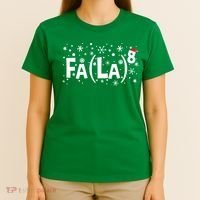 Fa La 8 Math Teacher Christmas Fa La La Funny Xmas T-Shirt thumb 4