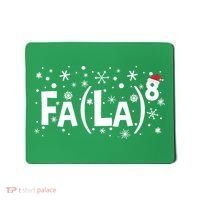 Fa La 8 Math Teacher Christmas Fa La La Funny Xmas Mousepad thumb 0
