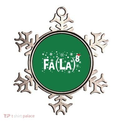 Fa La 8 Math Teacher Christmas Fa La La Funny Xmas Ornament