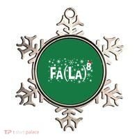 Fa La 8 Math Teacher Christmas Fa La La Funny Xmas Ornament thumb 0