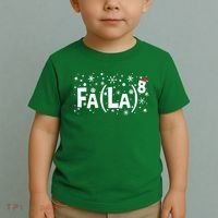 Fa La 8 Math Teacher Christmas Fa La La Funny Xmas Toddler T-Shirt thumb 2