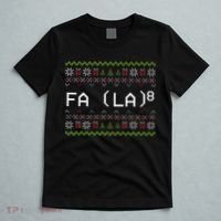 Fa La 8 Hilarious Santa Math Teacher Christmas Gift T-Shirt thumb 5