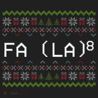 Fa La 8 Hilarious Santa Math Teacher Christmas Gift Beanie thumb 2