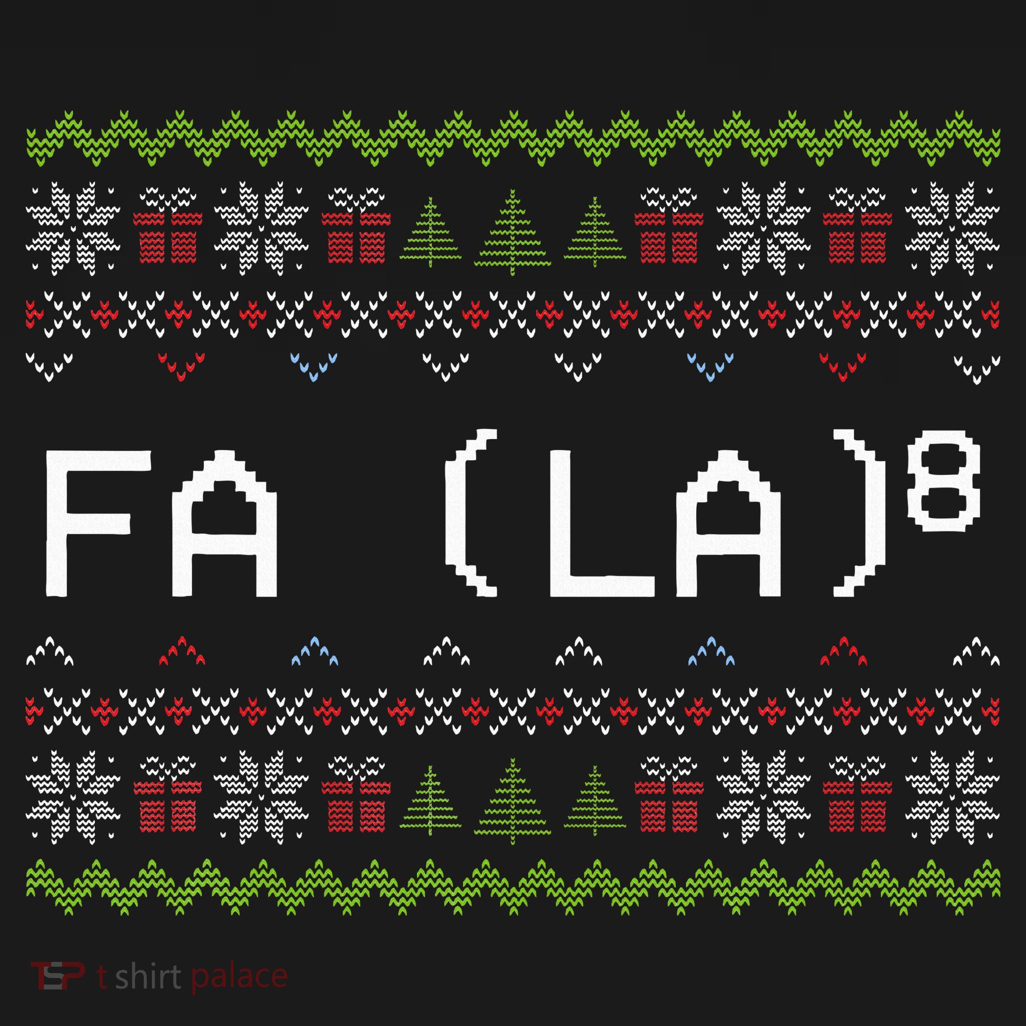 Fa La 8 Hilarious Santa Math Teacher Christmas Gift Coaster