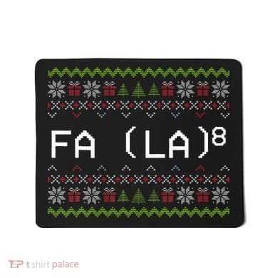 Fa La 8 Hilarious Santa Math Teacher Christmas Gift Mousepad