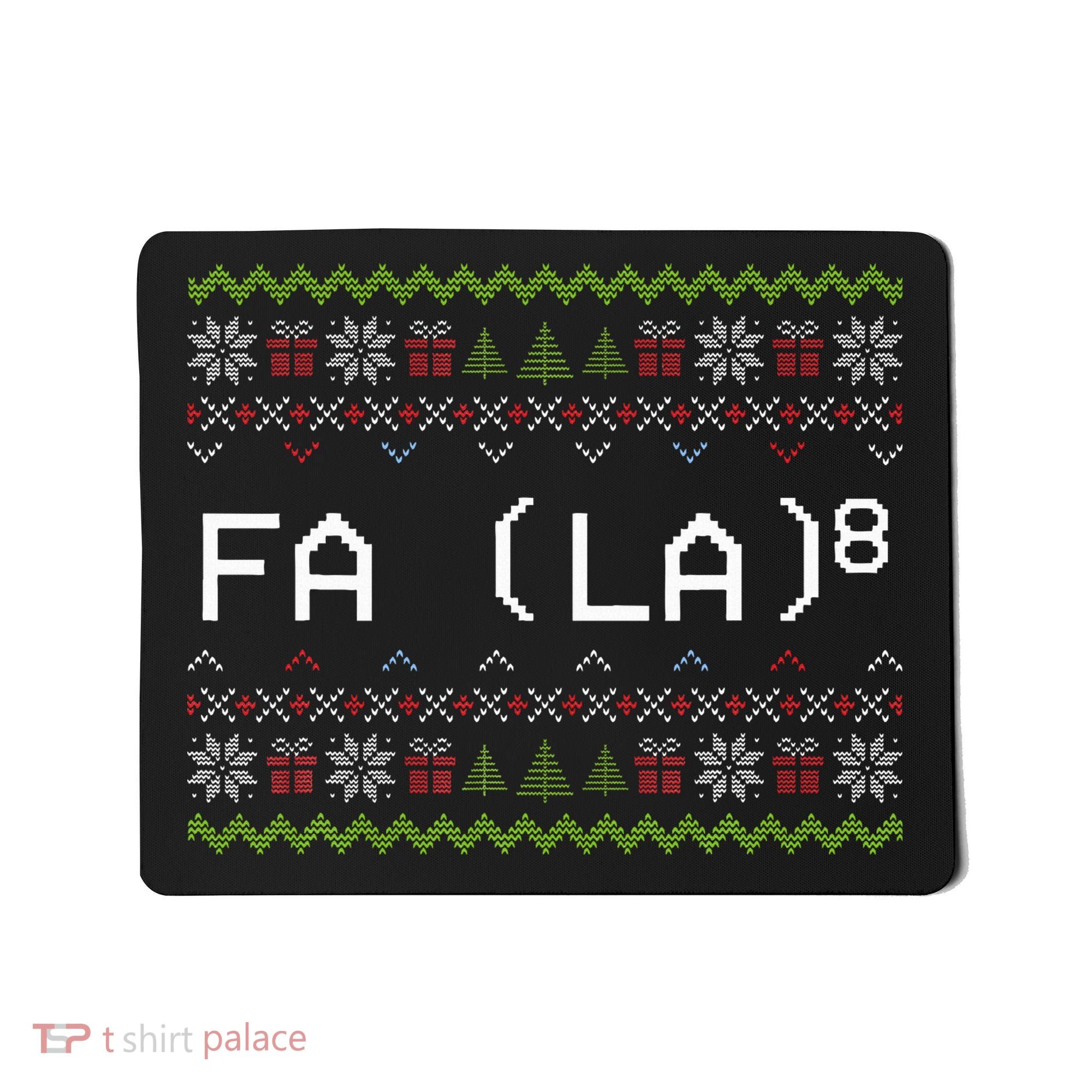 Fa La 8 Hilarious Santa Math Teacher Christmas Gift Mousepad