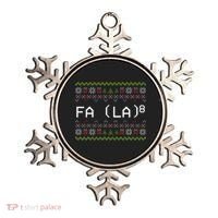 Fa La 8 Hilarious Santa Math Teacher Christmas Gift Ornament thumb 0