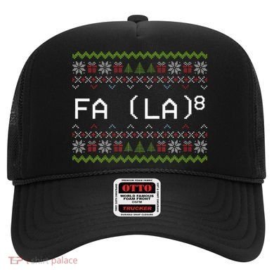 Fa La 8 Hilarious Santa Math Teacher Christmas Gift Hat