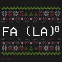 Fa La 8 Hilarious Santa Math Teacher Christmas Gift Kids Sweatshirt thumb 2