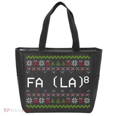 Fa La 8 Hilarious Santa Math Teacher Christmas Gift Tote Bag
