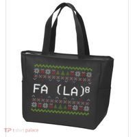 Fa La 8 Hilarious Santa Math Teacher Christmas Gift Tote Bag thumb 3