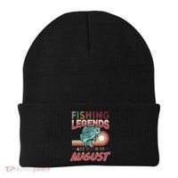 Fishing Legends Are Born In August Beanie thumb 0