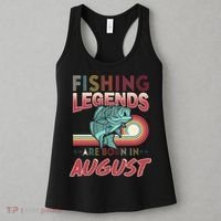 Fishing Legends Are Born In August Women's Tank Top thumb 3
