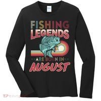 Fishing Legends Are Born In August Women's Long Sleeve Shirt thumb 0