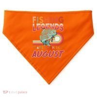 Fishing Legends Are Born In August USA-Made Doggie Bandana thumb 0