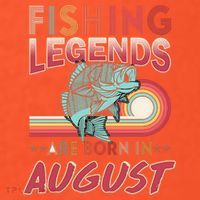 Fishing Legends Are Born In August Baby Bodysuit thumb 2
