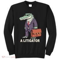 Funny Lawyer A Litigator Law School Degree Attorney Graduate Sweatshirt thumb 0