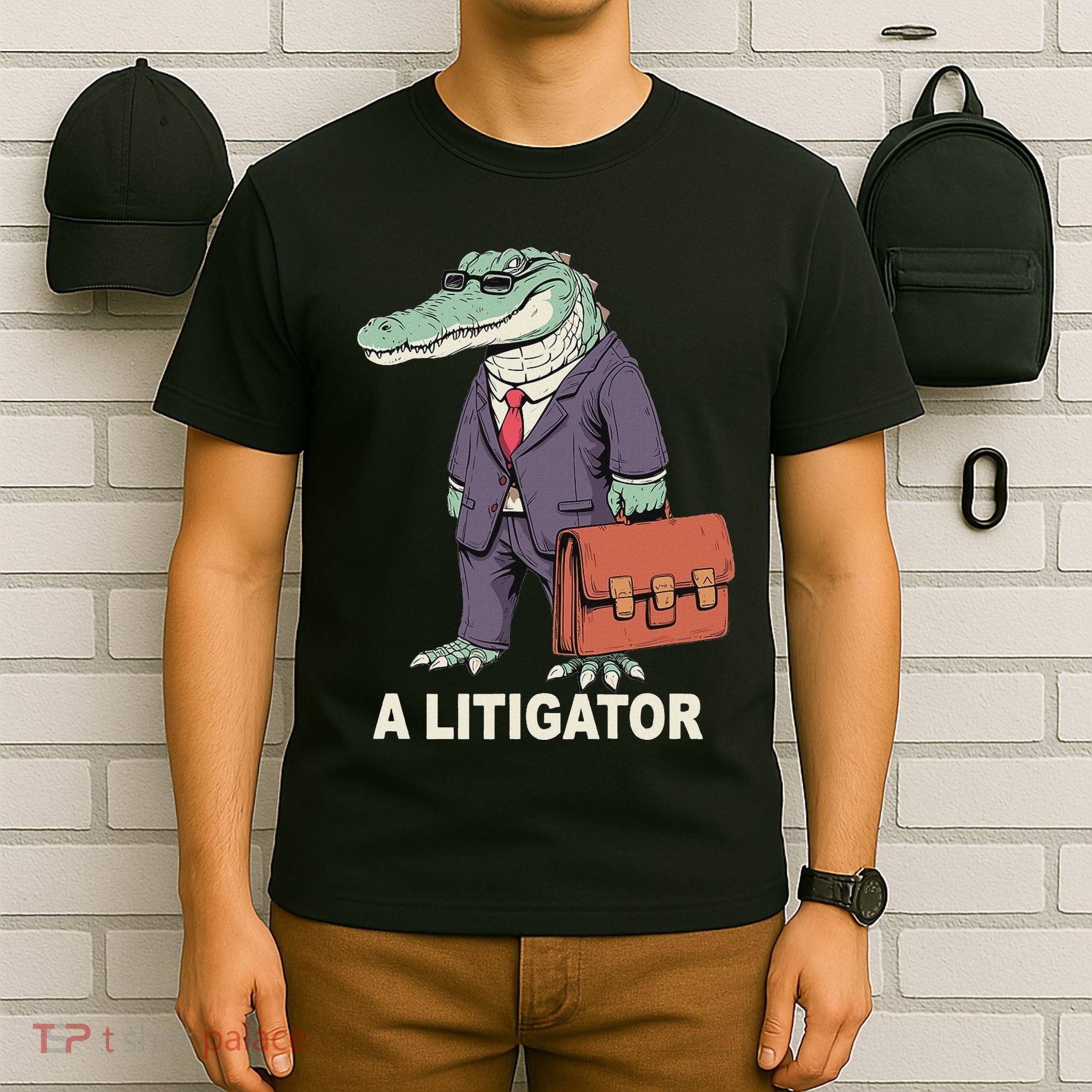 Funny Lawyer A Litigator Law School Degree Attorney Graduate T-Shirt