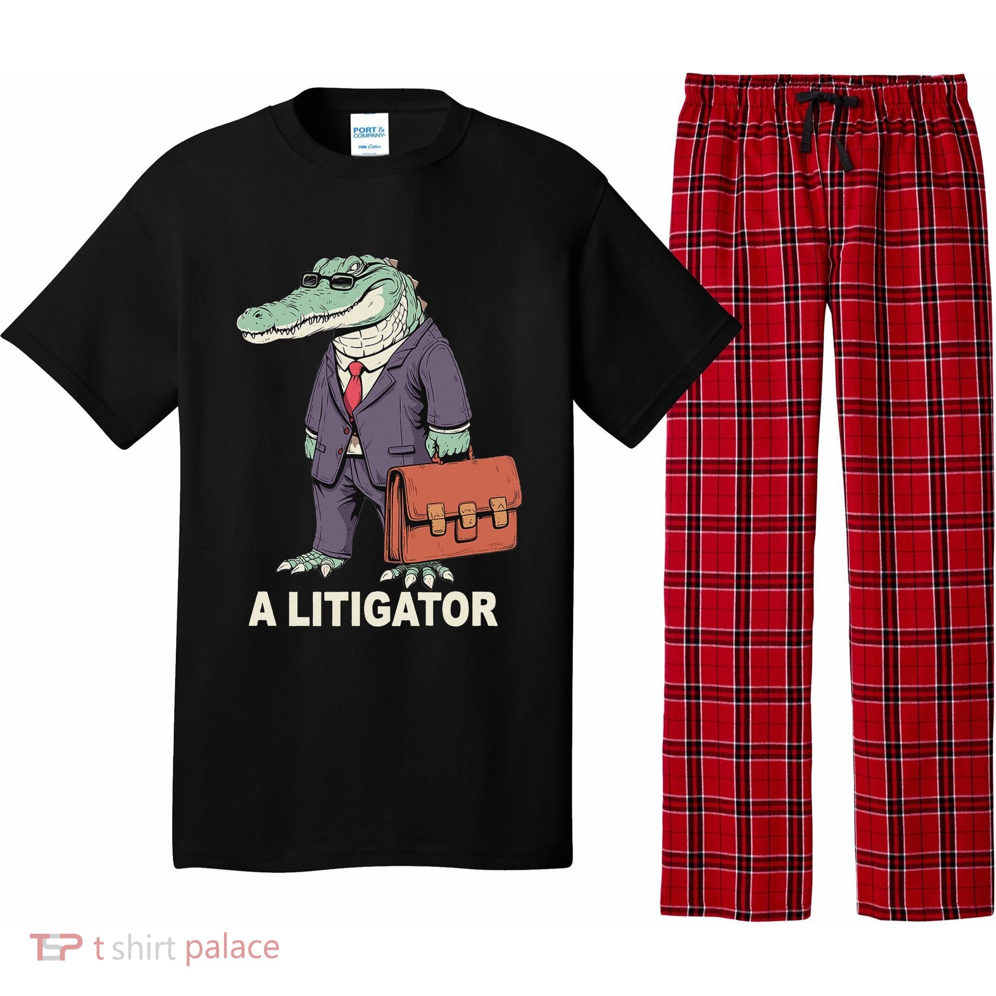 Funny Lawyer A Litigator Law School Degree Attorney Graduate Pajama Set