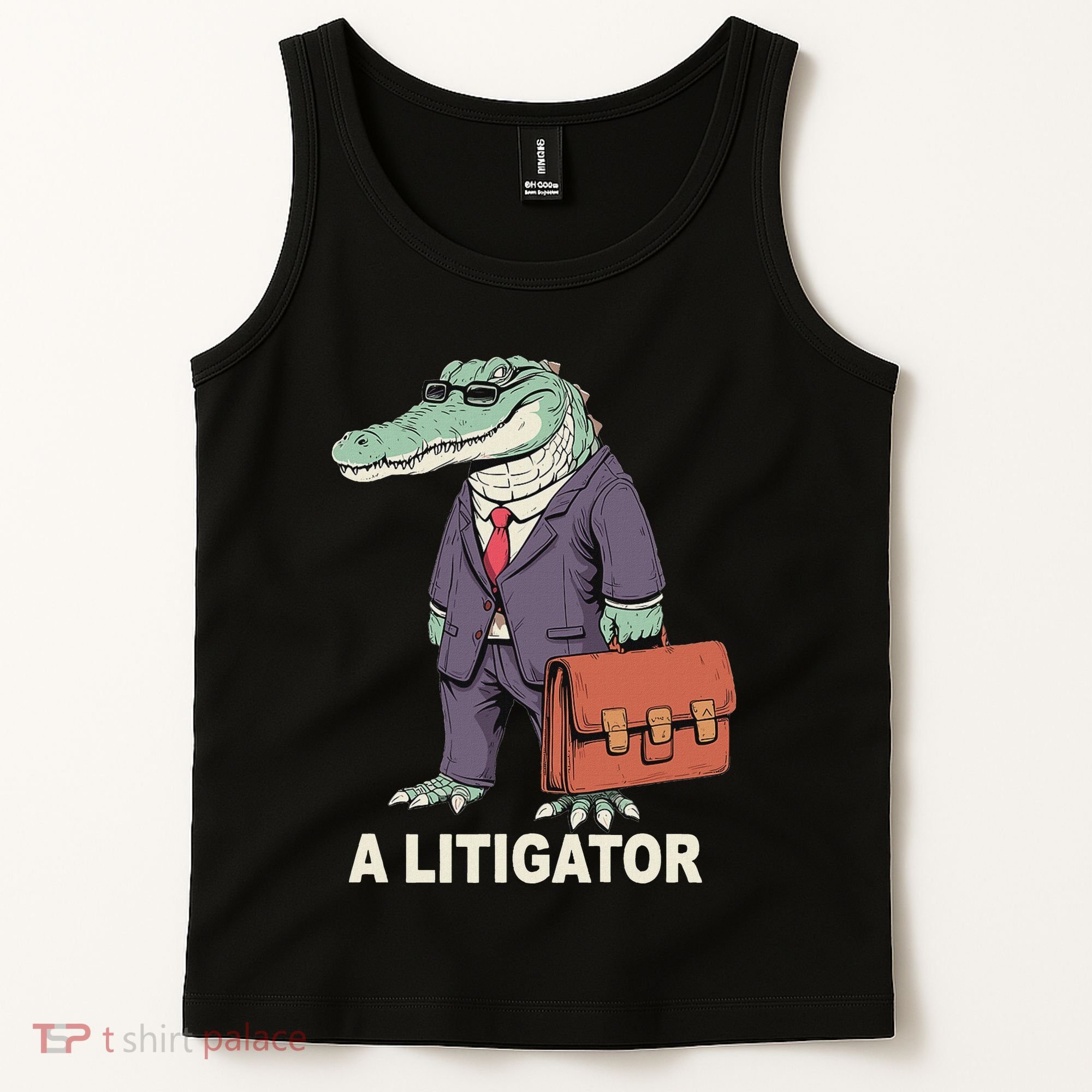 Funny Lawyer A Litigator Law School Degree Attorney Graduate Tank Top