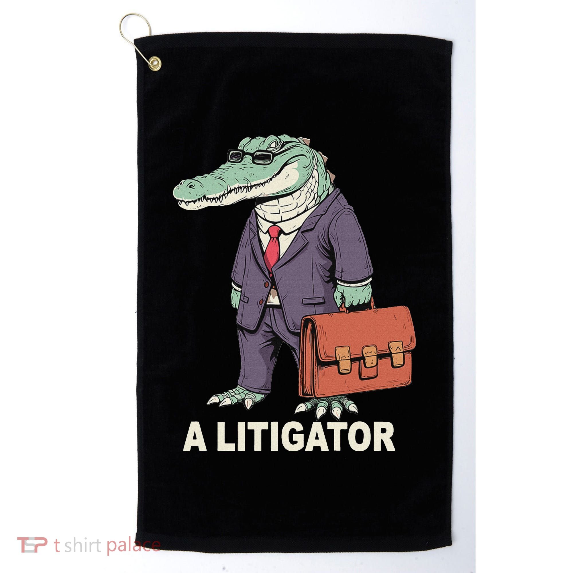 Funny Lawyer A Litigator Law School Degree Attorney Graduate Golf Towel