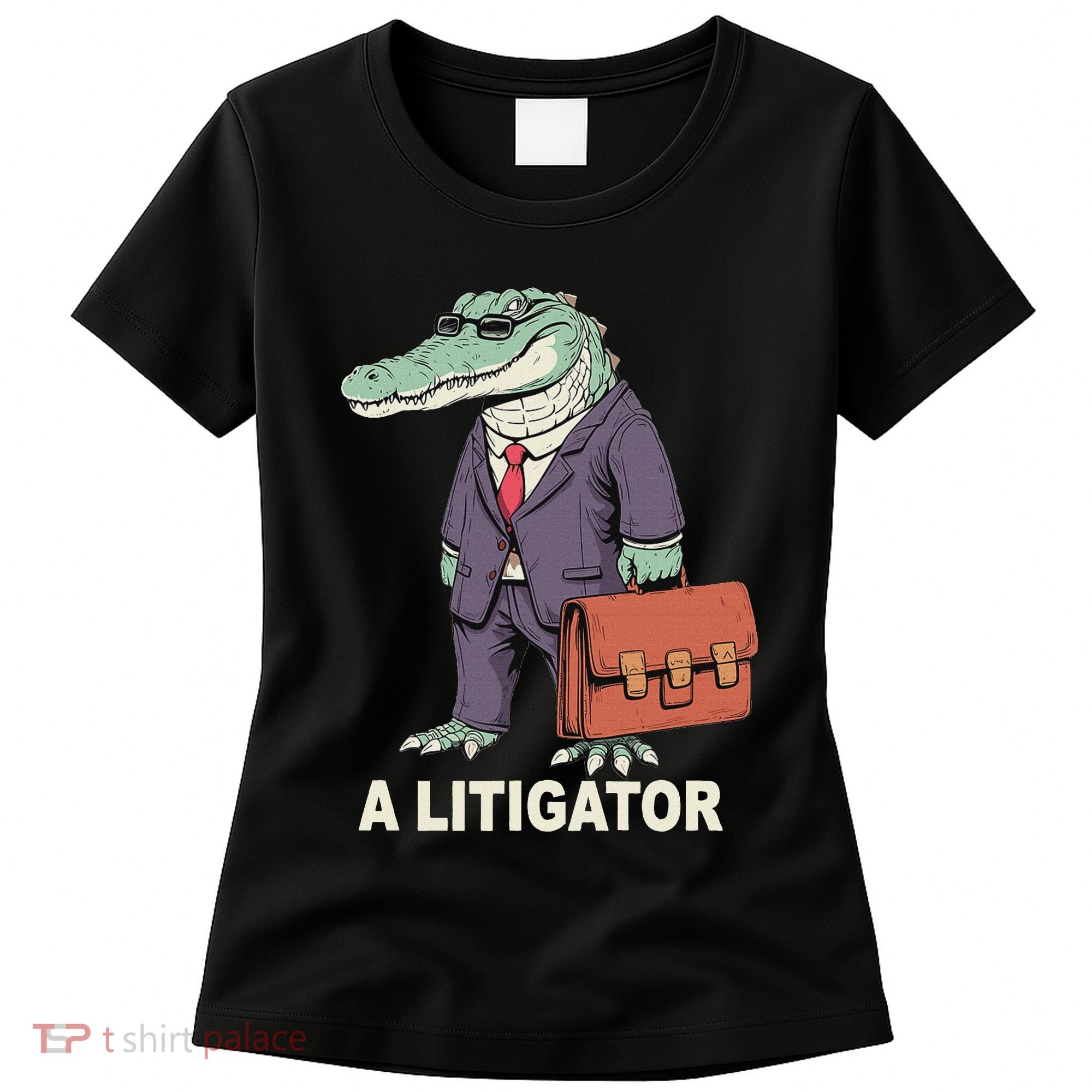 Funny Lawyer A Litigator Law School Degree Attorney Graduate Women's T-Shirt