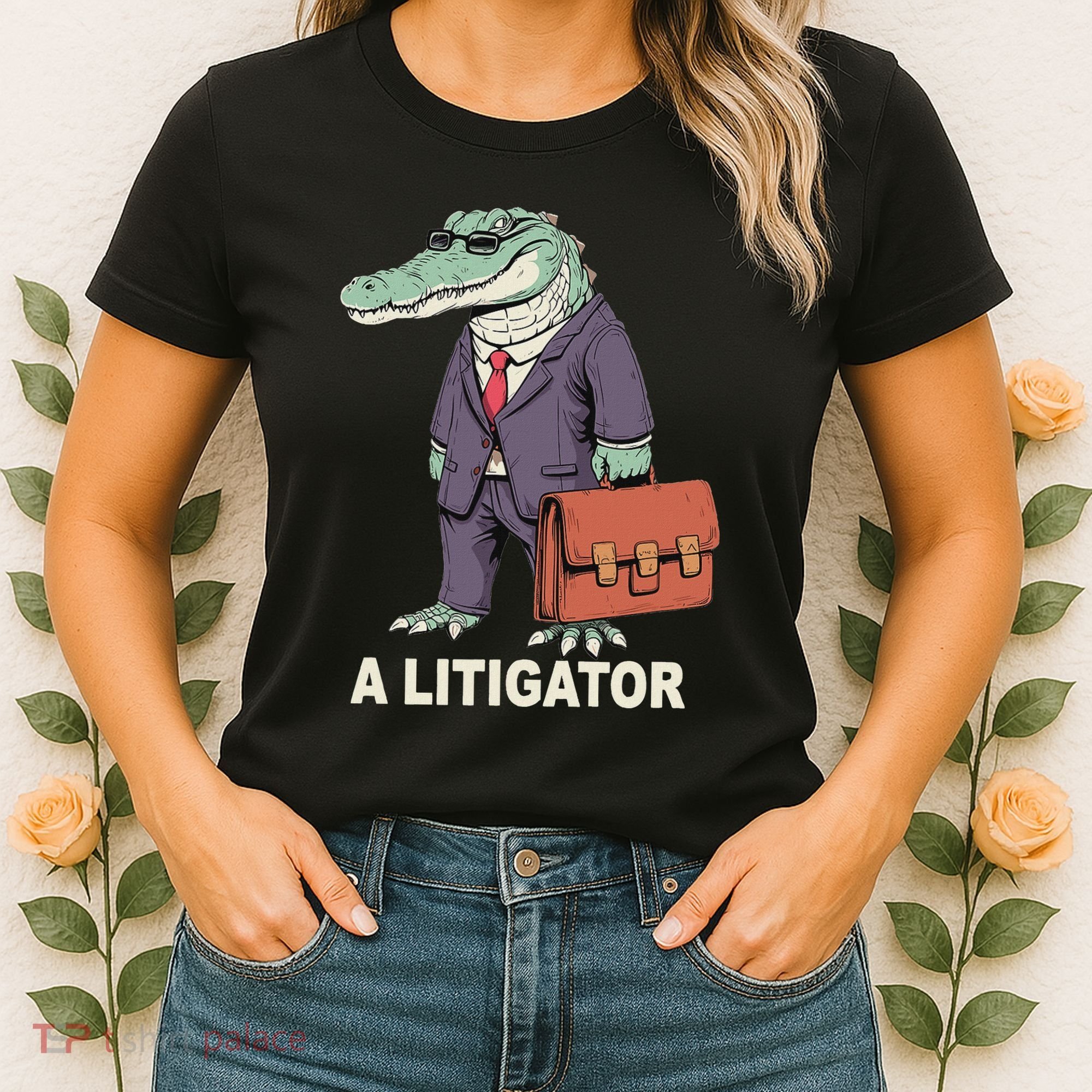 Funny Lawyer A Litigator Law School Degree Attorney Graduate Women's T-Shirt