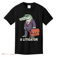 Funny Lawyer A Litigator Law School Degree Attorney Graduate Kids T-Shirt thumb 0