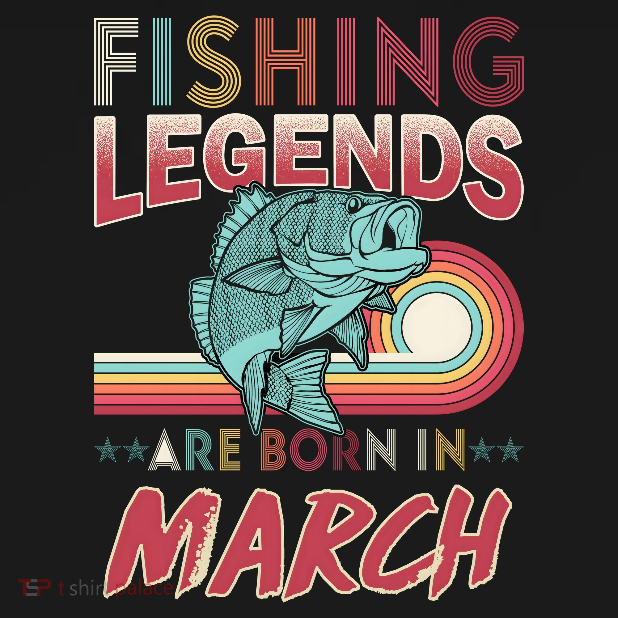Fishing Legends Are Born In March Mousepad