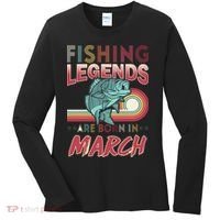 Fishing Legends Are Born In March Women's Long Sleeve Shirt thumb 0