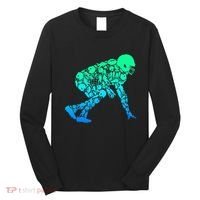 Football Lineman American Football Long Sleeve Shirt thumb 0