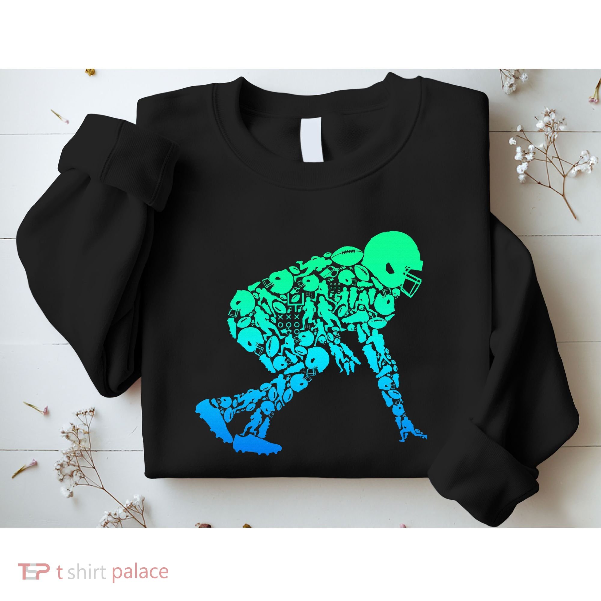 Football Lineman American Football Sweatshirt