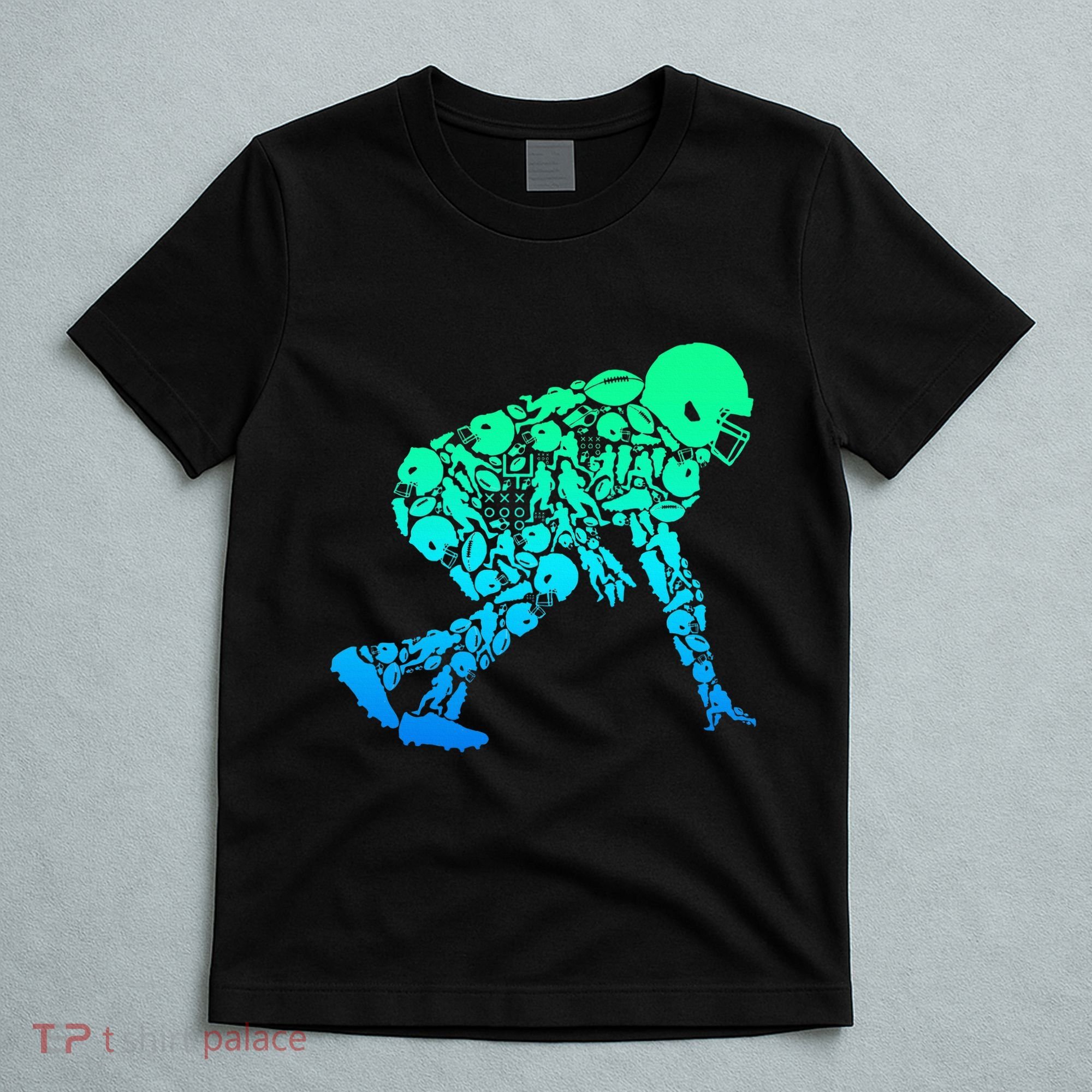 Football Lineman American Football T-Shirt