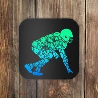 Football Lineman American Football Coaster thumb 0