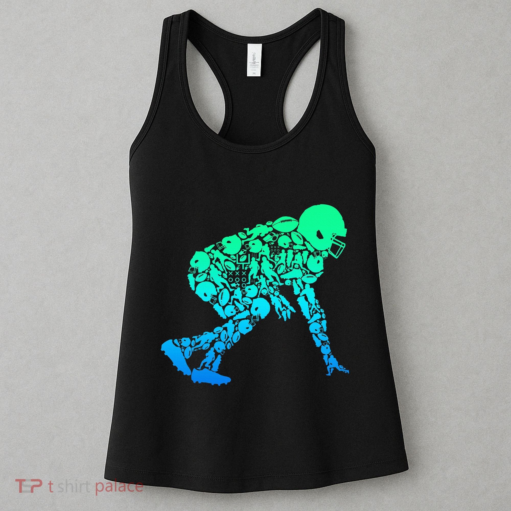 Football Lineman American Football Women's Tank Top