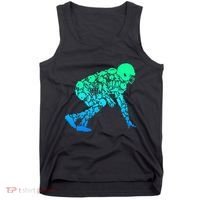 Football Lineman American Football Tank Top thumb 0
