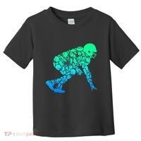 Football Lineman American Football Toddler T-Shirt thumb 0