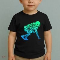 Football Lineman American Football Toddler T-Shirt thumb 2