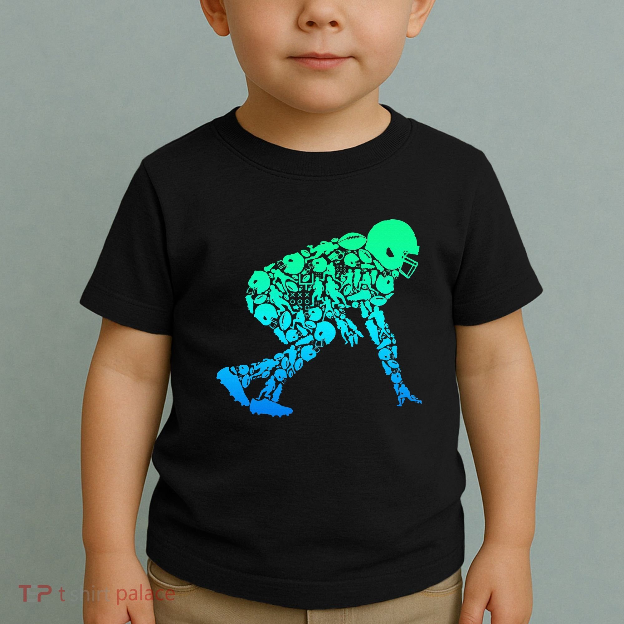 Football Lineman American Football Toddler T-Shirt