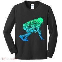 Football Lineman American Football Kids Long Sleeve Shirt thumb 0