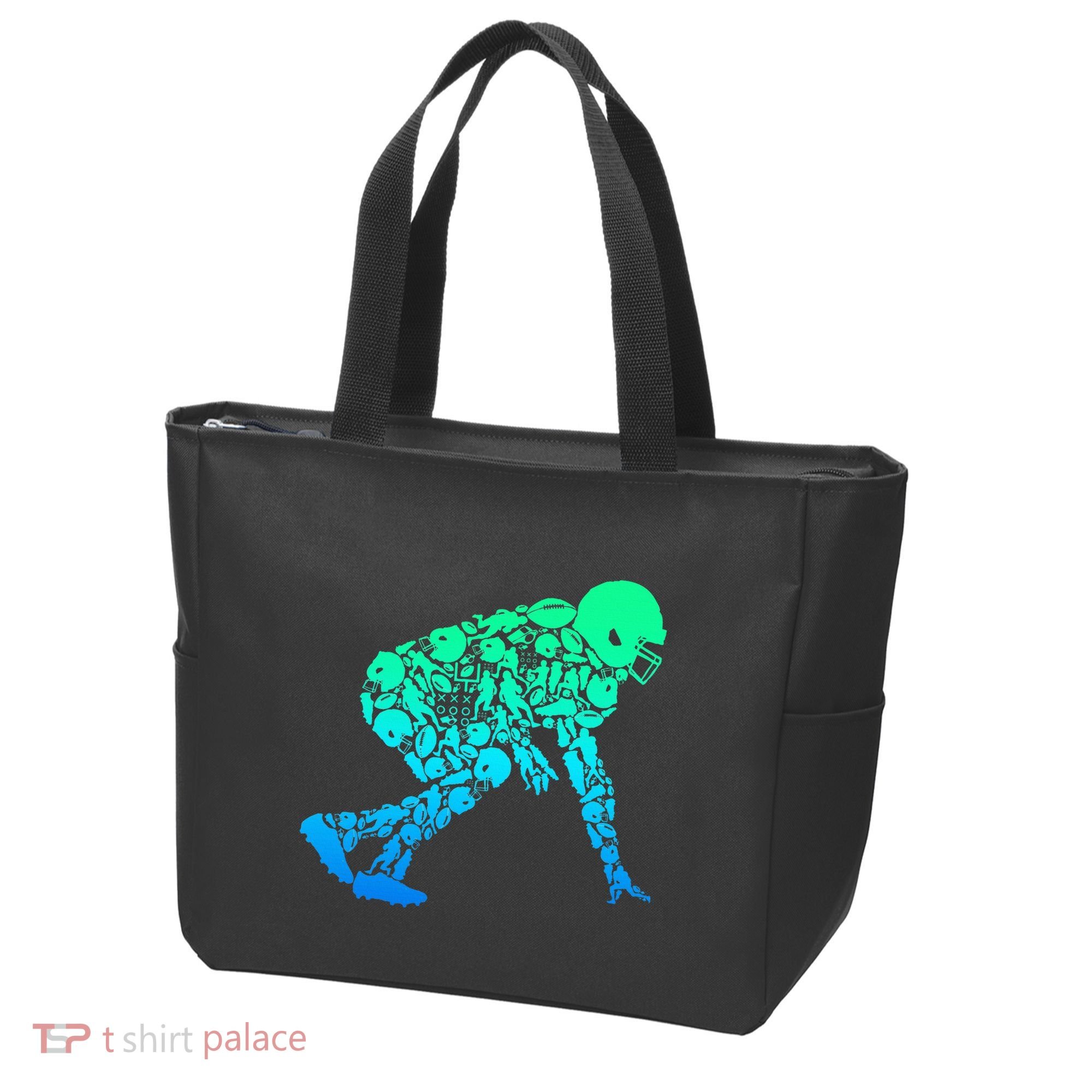 Football Lineman American Football Tote Bag